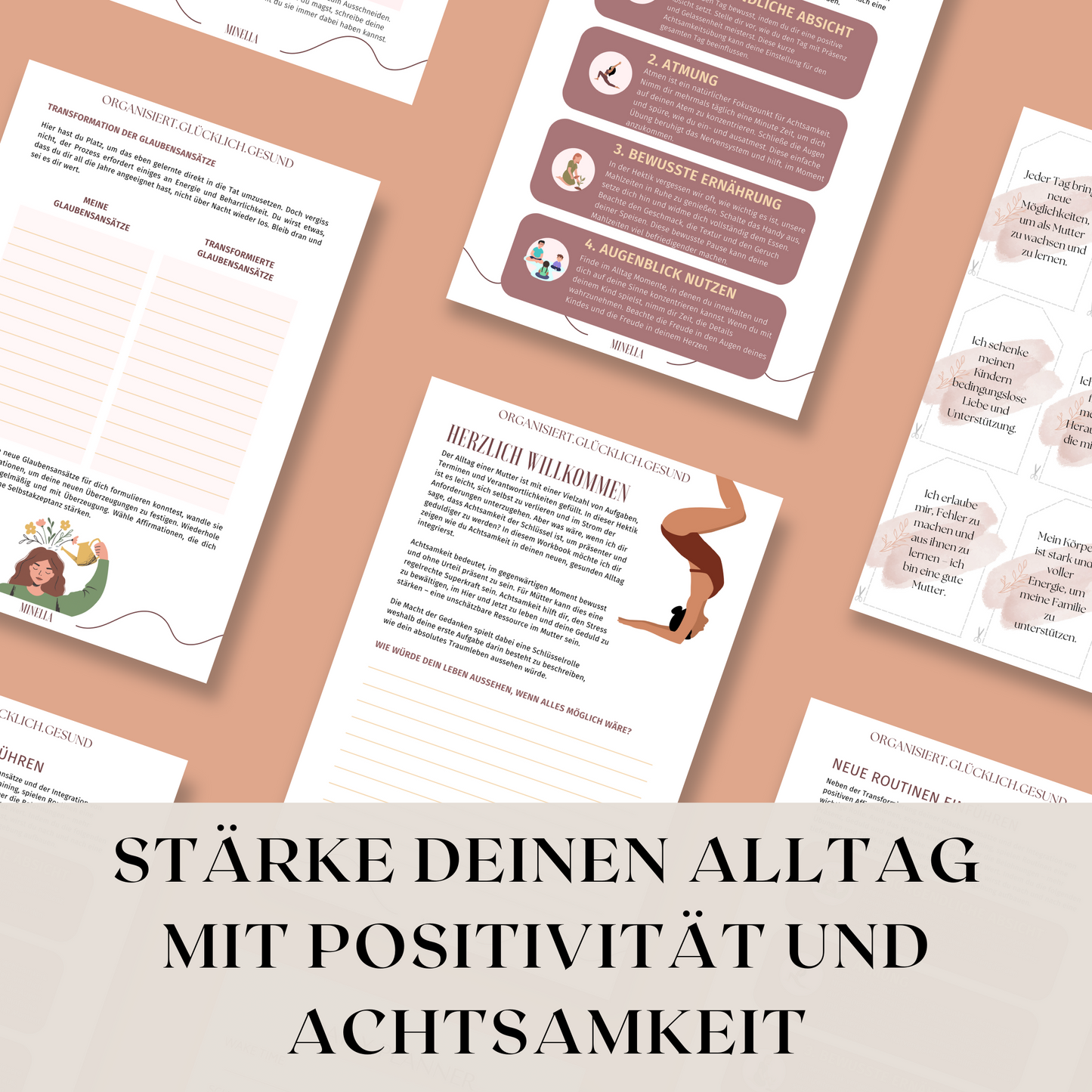 Kursbuch zur mehr Positivität und Achtsamkeit im Mama-Alltag