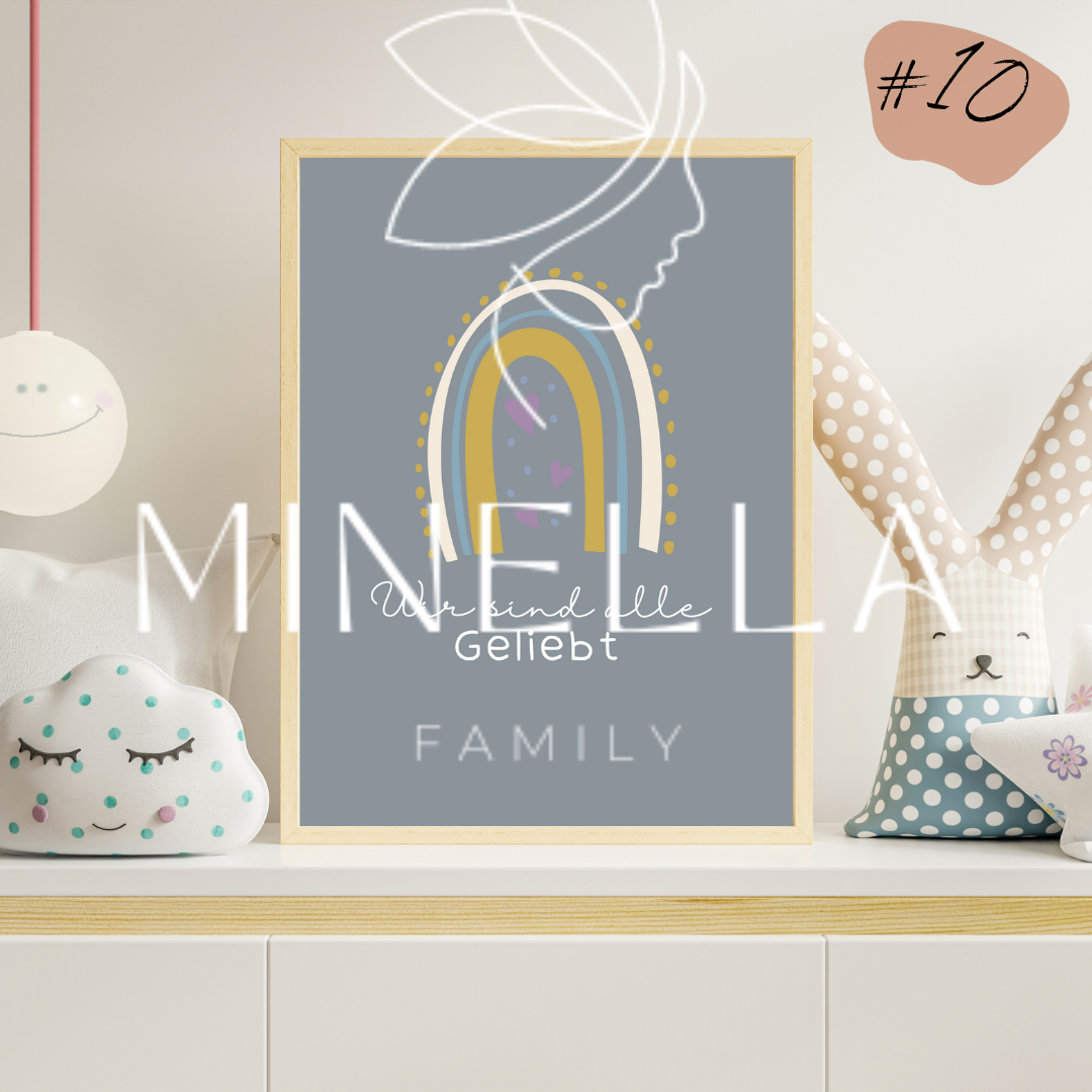 Kreative Affirmationsposter - Positive Gedanken zum Ausdrucken