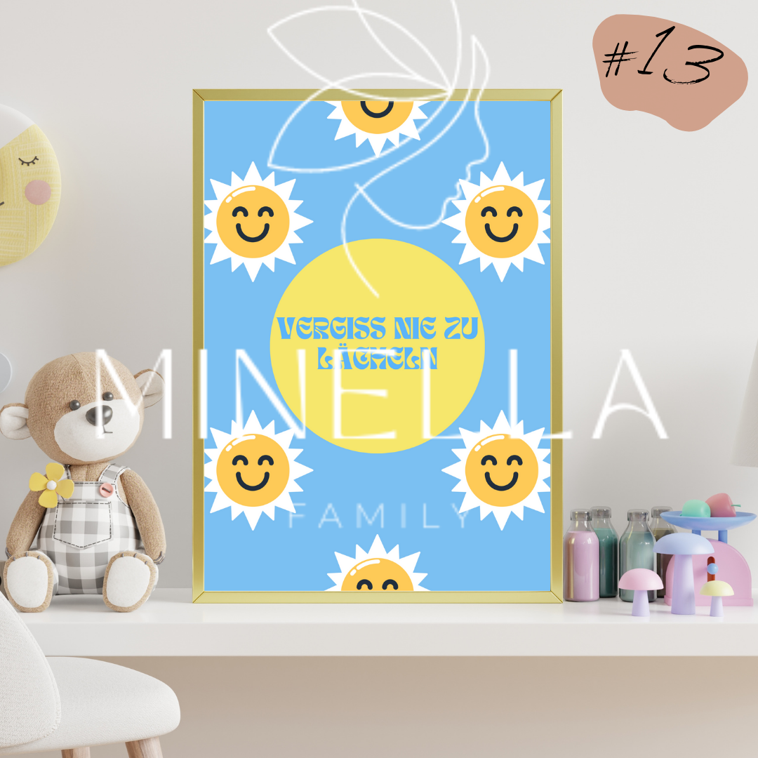 Kreative Affirmationsposter - Positive Gedanken zum Ausdrucken