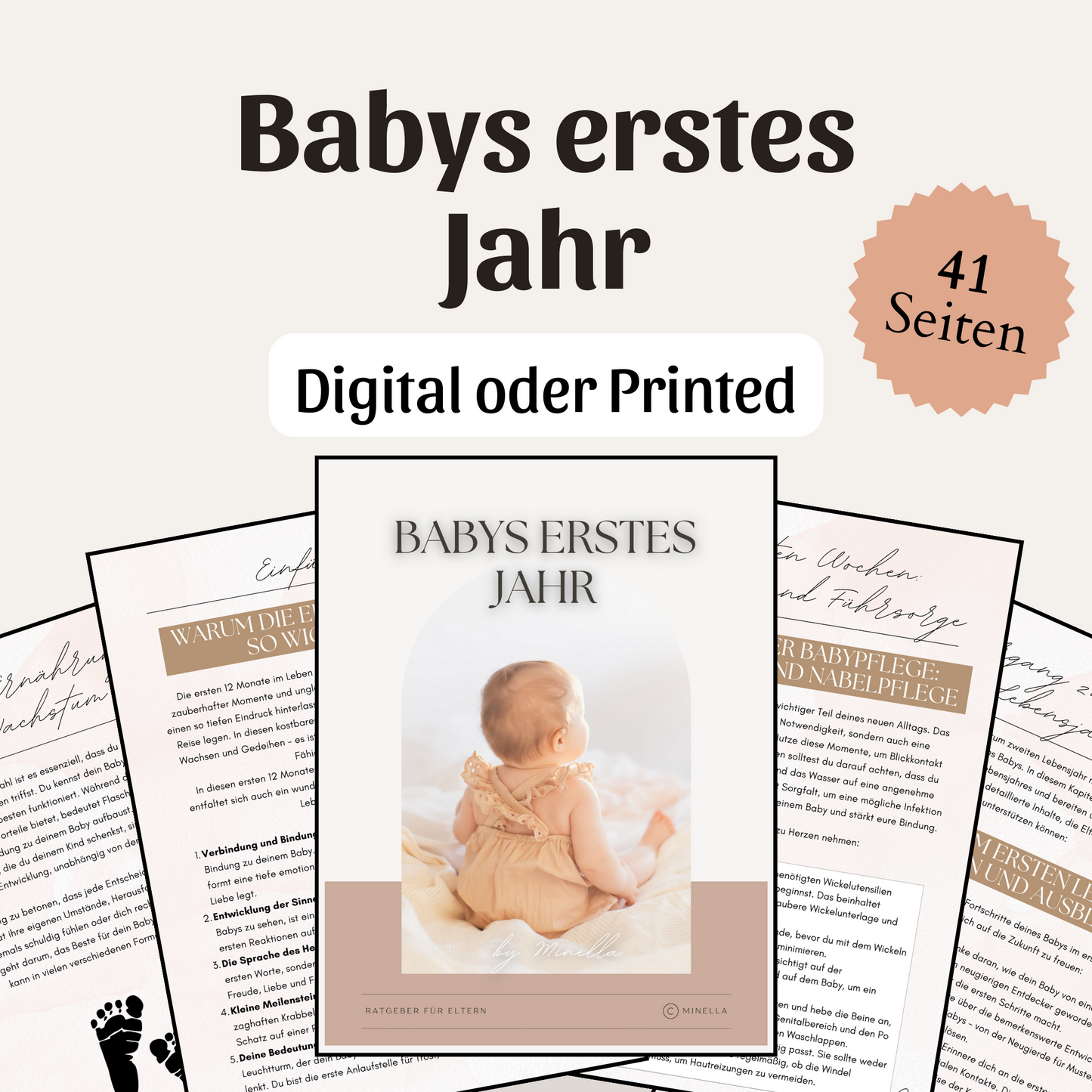 Babys erstes Jahr - Ratgeber mit praktischen Informationen und bewährten Ratschlägen für Eltern