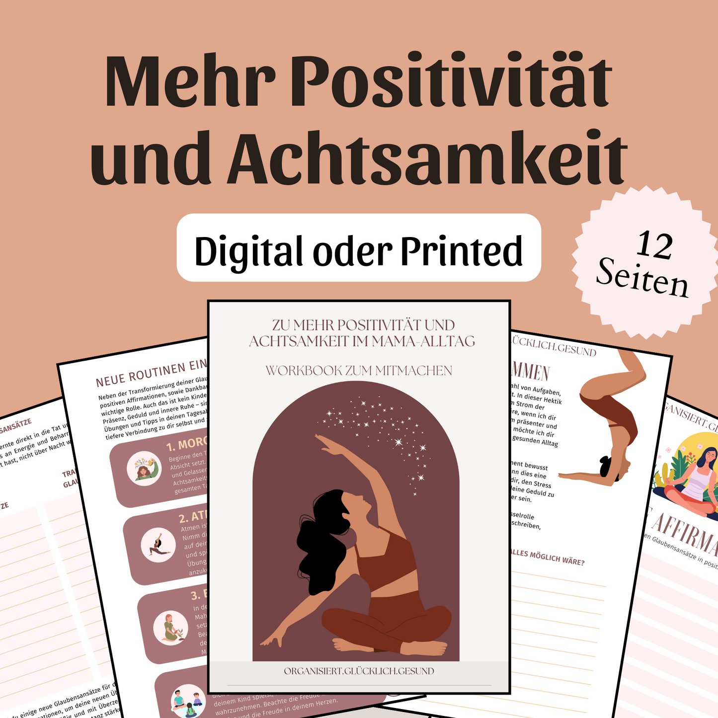 Kursbuch zur mehr Positivität und Achtsamkeit im Mama-Alltag