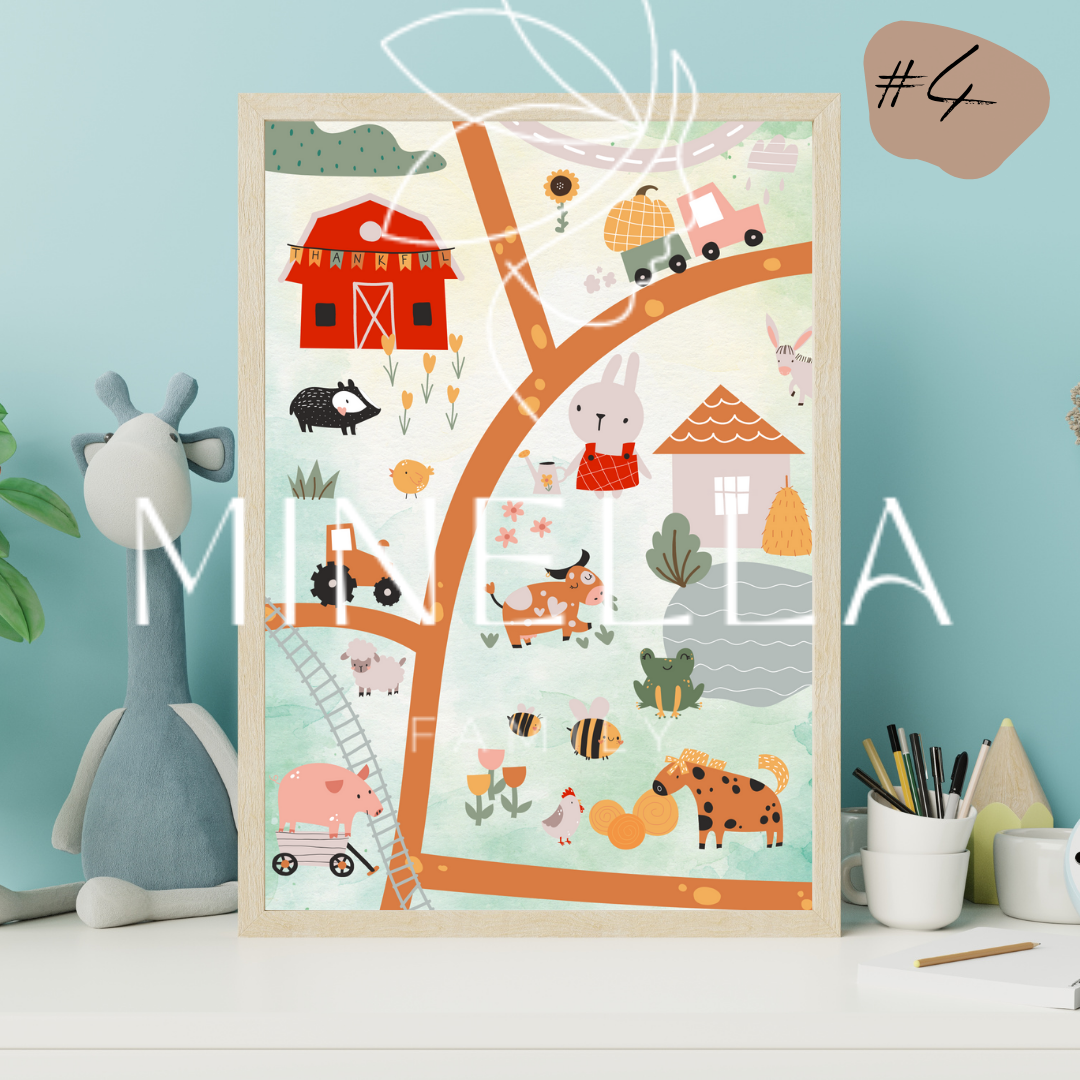 Kreative Kinderposter - Spaß und Fantasie zum Ausdrucken