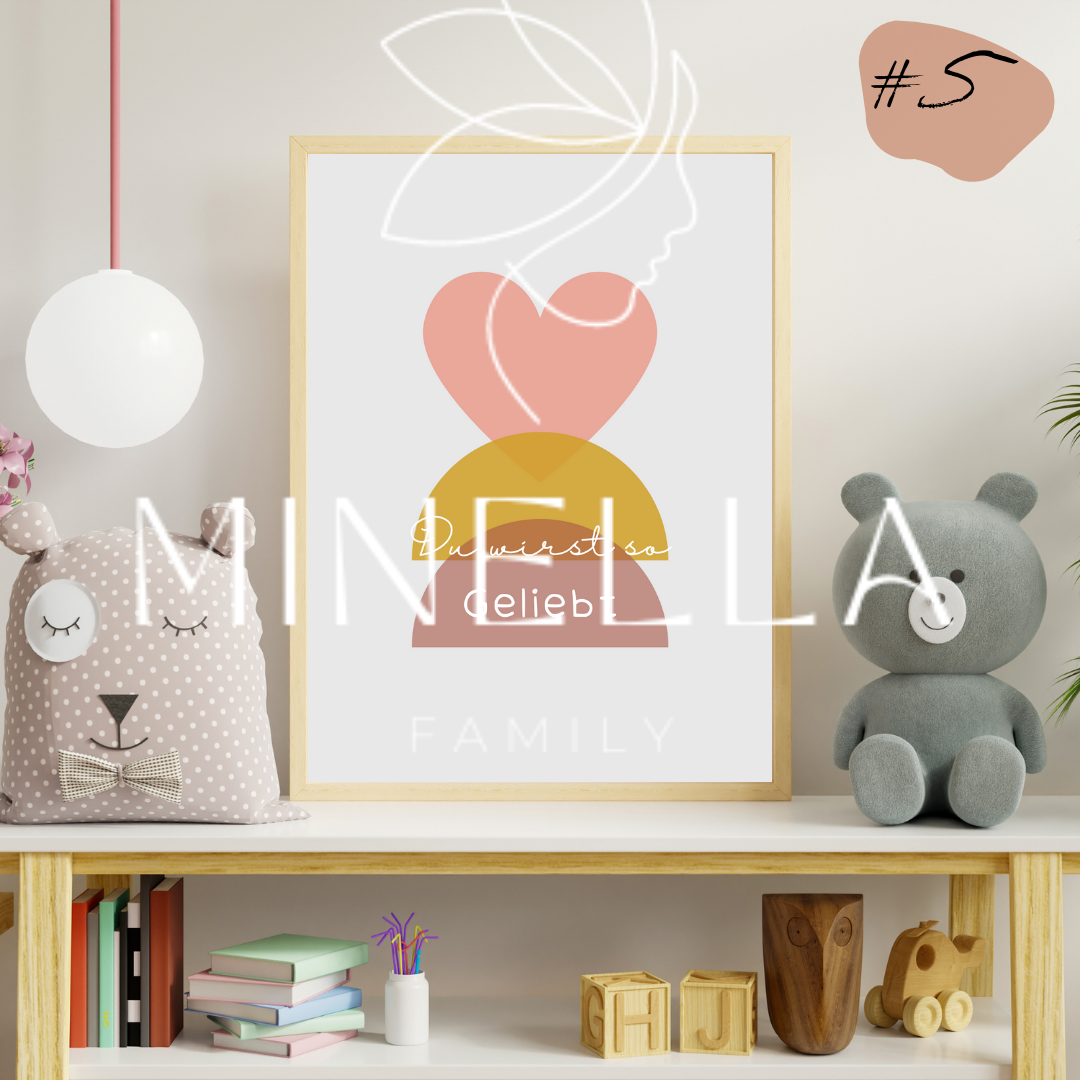 Kreative Affirmationsposter - Positive Gedanken zum Ausdrucken