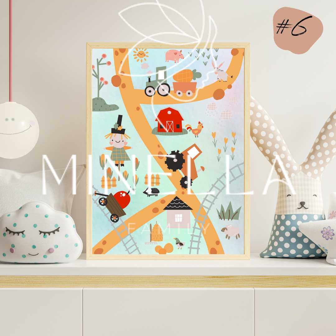 Kreative Kinderposter - Spaß und Fantasie zum Ausdrucken