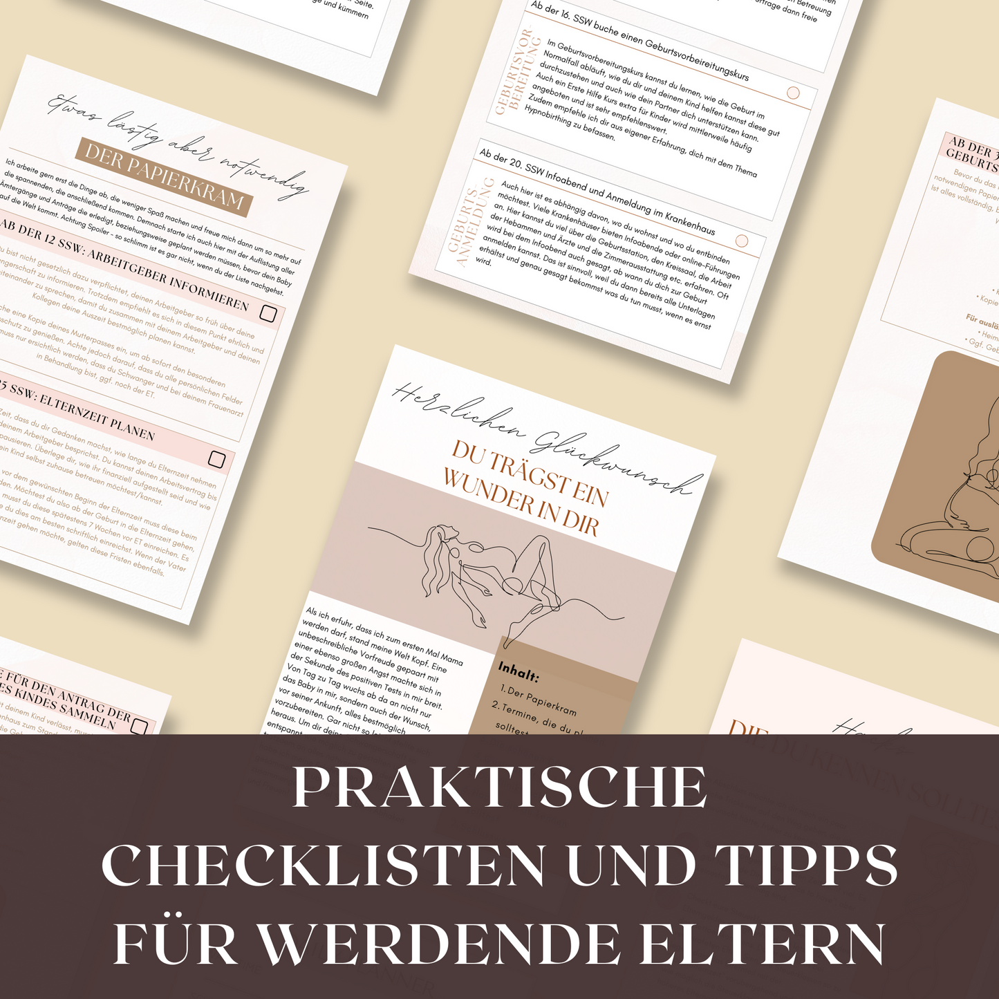 Schwangerschaft im Blick - Ratgeber mit allen wichtigen Infos, Tipps und Hacks zum optimalen Organisieren und Abarbeiten