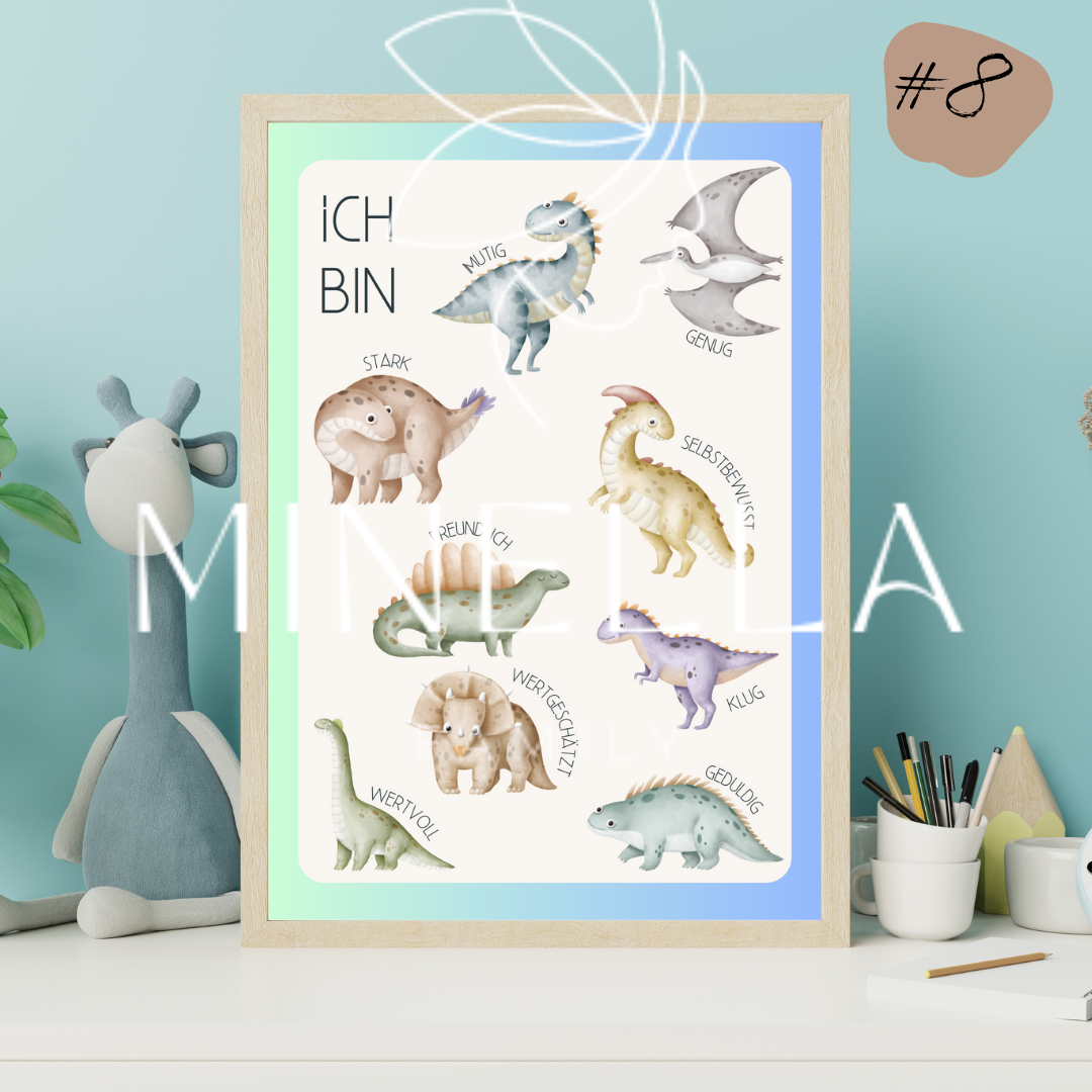 Kreative Affirmationsposter - Positive Gedanken zum Ausdrucken